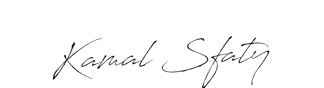 Also we have Kamal Sfaty name is the best signature style. Create professional handwritten signature collection using Antro_Vectra autograph style. Kamal Sfaty signature style 6 images and pictures png