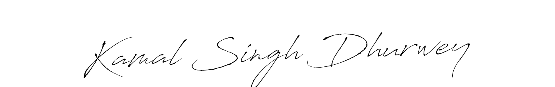 Design your own signature with our free online signature maker. With this signature software, you can create a handwritten (Antro_Vectra) signature for name Kamal Singh Dhurwey. Kamal Singh Dhurwey signature style 6 images and pictures png