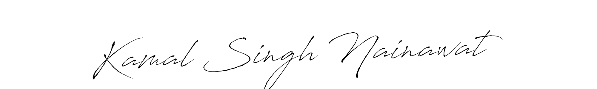 It looks lik you need a new signature style for name Kamal Singh Nainawat. Design unique handwritten (Antro_Vectra) signature with our free signature maker in just a few clicks. Kamal Singh Nainawat signature style 6 images and pictures png