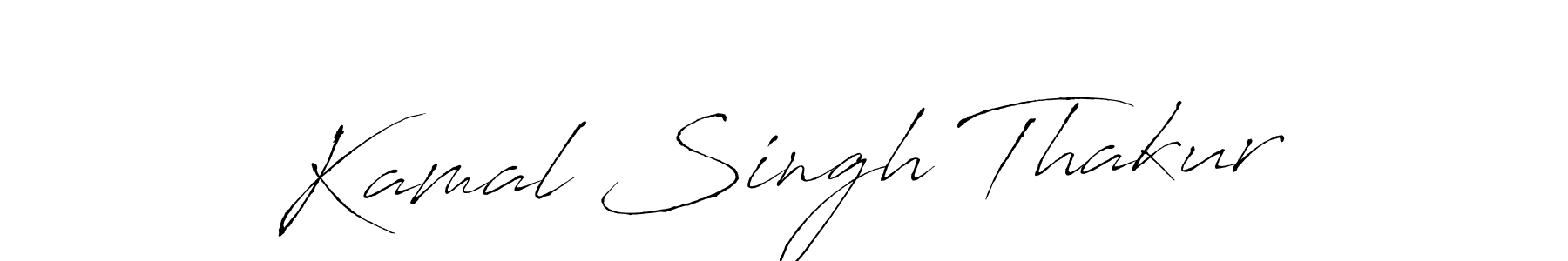 How to make Kamal Singh Thakur signature? Antro_Vectra is a professional autograph style. Create handwritten signature for Kamal Singh Thakur name. Kamal Singh Thakur signature style 6 images and pictures png