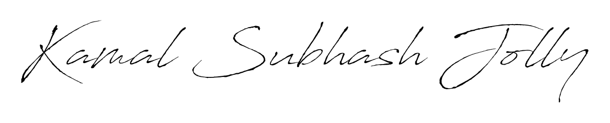 Also You can easily find your signature by using the search form. We will create Kamal Subhash Jolly name handwritten signature images for you free of cost using Antro_Vectra sign style. Kamal Subhash Jolly signature style 6 images and pictures png
