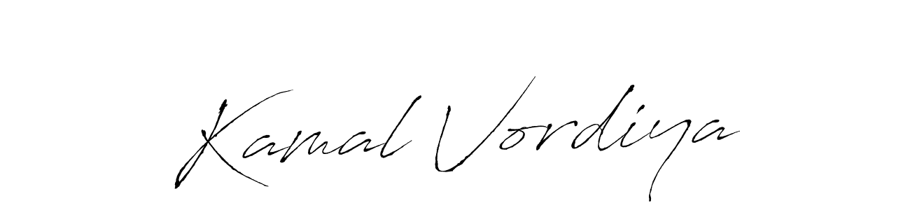 Use a signature maker to create a handwritten signature online. With this signature software, you can design (Antro_Vectra) your own signature for name Kamal Vordiya. Kamal Vordiya signature style 6 images and pictures png
