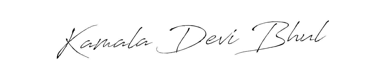 It looks lik you need a new signature style for name Kamala Devi Bhul. Design unique handwritten (Antro_Vectra) signature with our free signature maker in just a few clicks. Kamala Devi Bhul signature style 6 images and pictures png