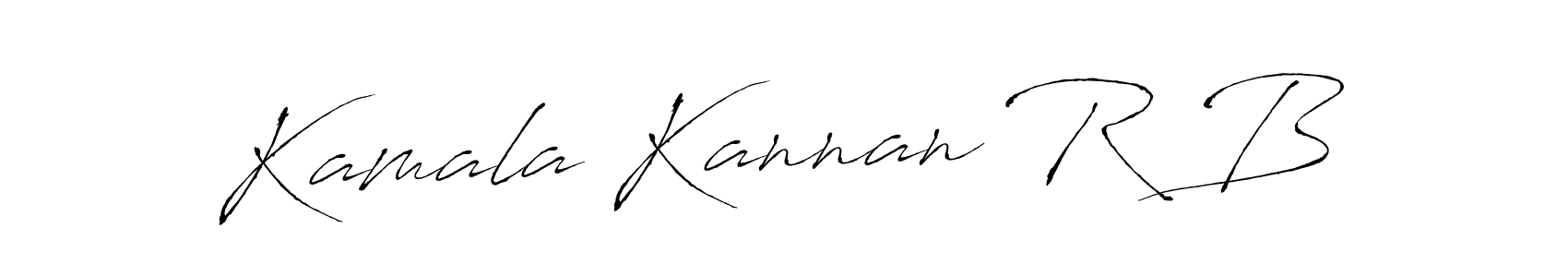 Make a beautiful signature design for name Kamala Kannan R B. Use this online signature maker to create a handwritten signature for free. Kamala Kannan R B signature style 6 images and pictures png