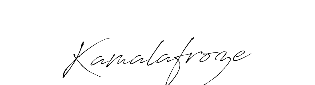 Create a beautiful signature design for name Kamalafroze. With this signature (Antro_Vectra) fonts, you can make a handwritten signature for free. Kamalafroze signature style 6 images and pictures png