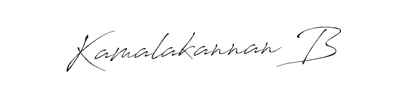 How to make Kamalakannan B signature? Antro_Vectra is a professional autograph style. Create handwritten signature for Kamalakannan B name. Kamalakannan B signature style 6 images and pictures png