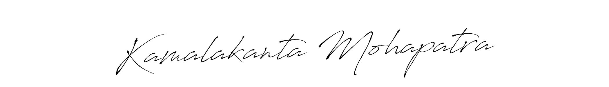 Create a beautiful signature design for name Kamalakanta Mohapatra. With this signature (Antro_Vectra) fonts, you can make a handwritten signature for free. Kamalakanta Mohapatra signature style 6 images and pictures png
