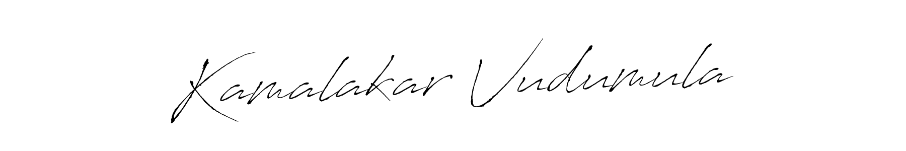 You should practise on your own different ways (Antro_Vectra) to write your name (Kamalakar Vudumula) in signature. don't let someone else do it for you. Kamalakar Vudumula signature style 6 images and pictures png