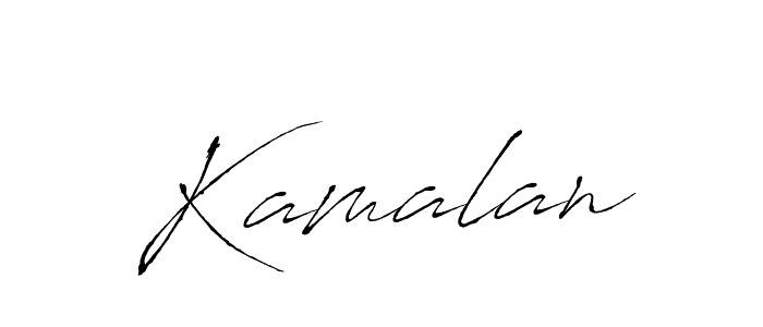 Make a beautiful signature design for name Kamalan. Use this online signature maker to create a handwritten signature for free. Kamalan signature style 6 images and pictures png