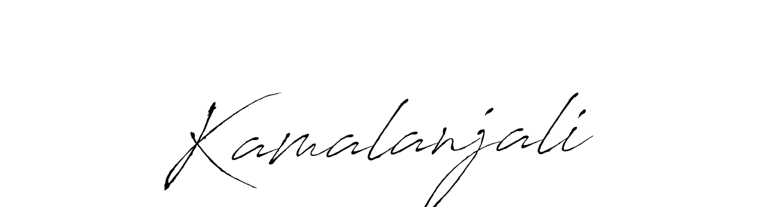 Design your own signature with our free online signature maker. With this signature software, you can create a handwritten (Antro_Vectra) signature for name Kamalanjali. Kamalanjali signature style 6 images and pictures png