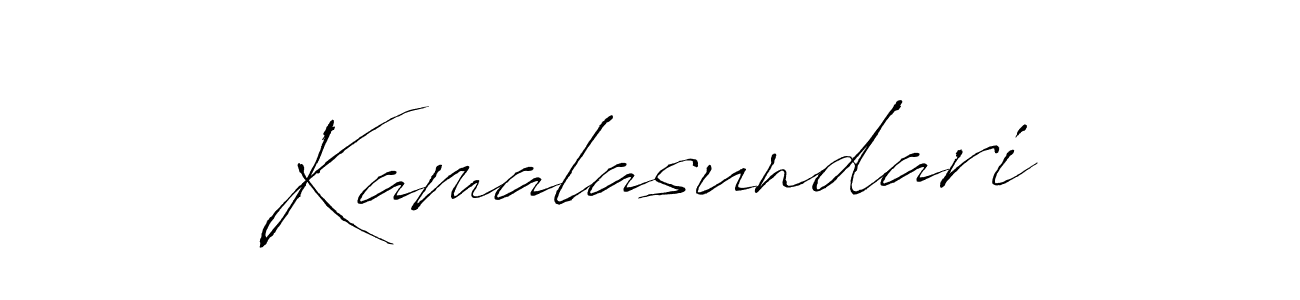 Kamalasundari stylish signature style. Best Handwritten Sign (Antro_Vectra) for my name. Handwritten Signature Collection Ideas for my name Kamalasundari. Kamalasundari signature style 6 images and pictures png