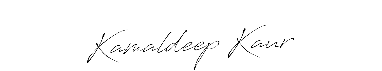 Kamaldeep Kaur  stylish signature style. Best Handwritten Sign (Antro_Vectra) for my name. Handwritten Signature Collection Ideas for my name Kamaldeep Kaur . Kamaldeep Kaur  signature style 6 images and pictures png