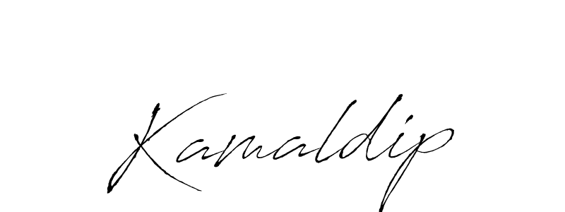 Make a beautiful signature design for name Kamaldip. With this signature (Antro_Vectra) style, you can create a handwritten signature for free. Kamaldip signature style 6 images and pictures png
