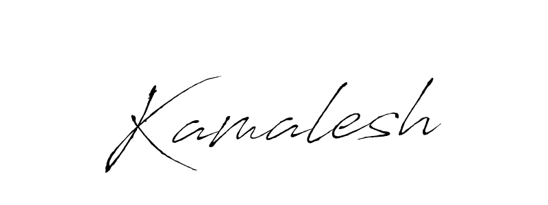 Design your own signature with our free online signature maker. With this signature software, you can create a handwritten (Antro_Vectra) signature for name Kamalesh. Kamalesh signature style 6 images and pictures png