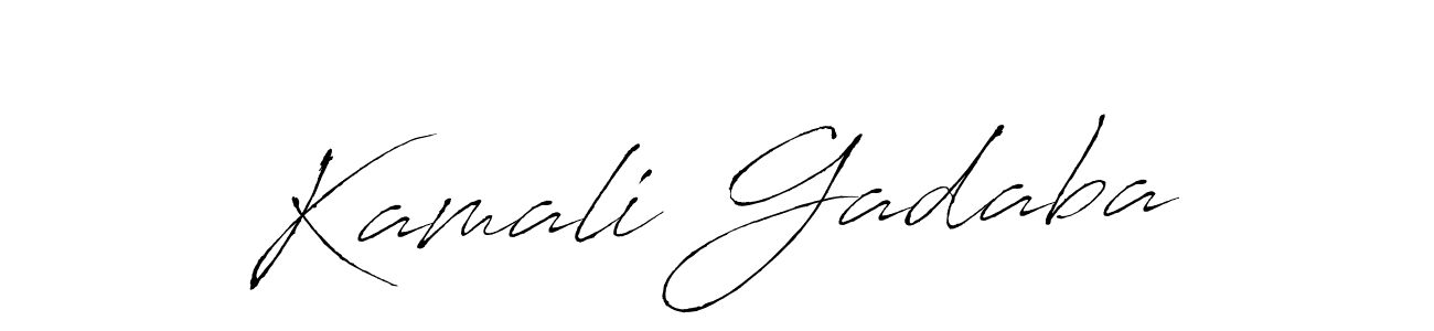 Use a signature maker to create a handwritten signature online. With this signature software, you can design (Antro_Vectra) your own signature for name Kamali Gadaba. Kamali Gadaba signature style 6 images and pictures png