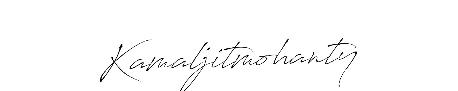 Also we have Kamaljitmohanty name is the best signature style. Create professional handwritten signature collection using Antro_Vectra autograph style. Kamaljitmohanty signature style 6 images and pictures png