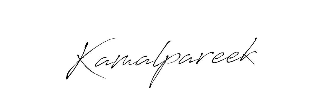 Kamalpareek stylish signature style. Best Handwritten Sign (Antro_Vectra) for my name. Handwritten Signature Collection Ideas for my name Kamalpareek. Kamalpareek signature style 6 images and pictures png