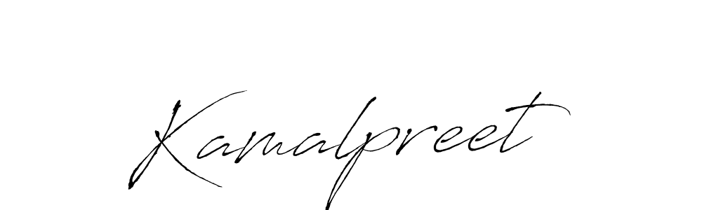 How to make Kamalpreet signature? Antro_Vectra is a professional autograph style. Create handwritten signature for Kamalpreet name. Kamalpreet signature style 6 images and pictures png