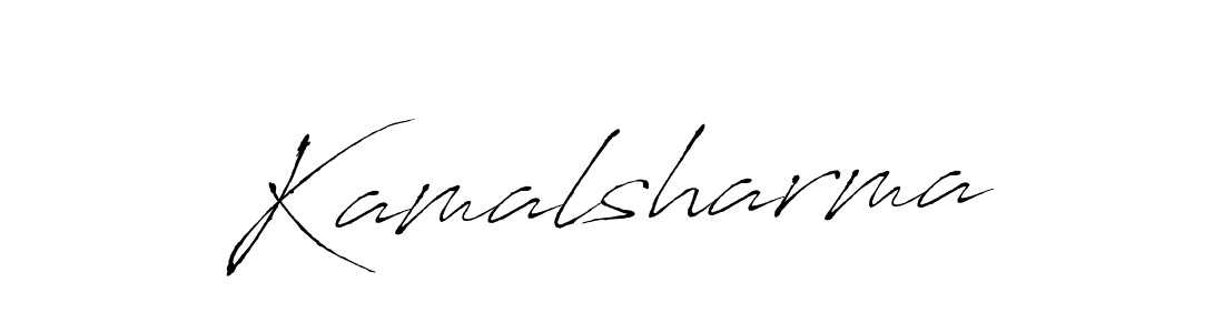 How to make Kamalsharma signature? Antro_Vectra is a professional autograph style. Create handwritten signature for Kamalsharma name. Kamalsharma signature style 6 images and pictures png