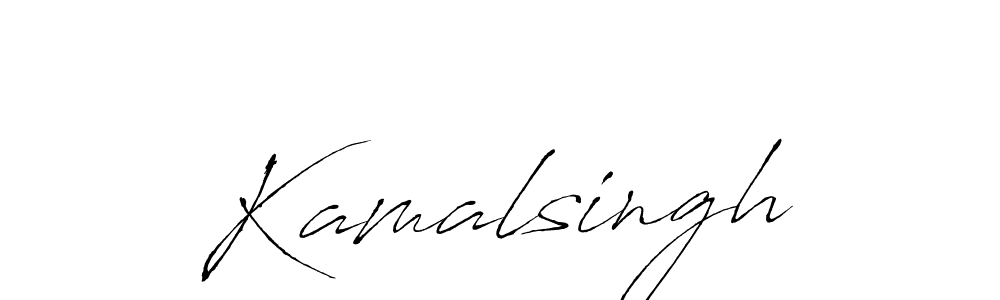How to make Kamalsingh name signature. Use Antro_Vectra style for creating short signs online. This is the latest handwritten sign. Kamalsingh signature style 6 images and pictures png