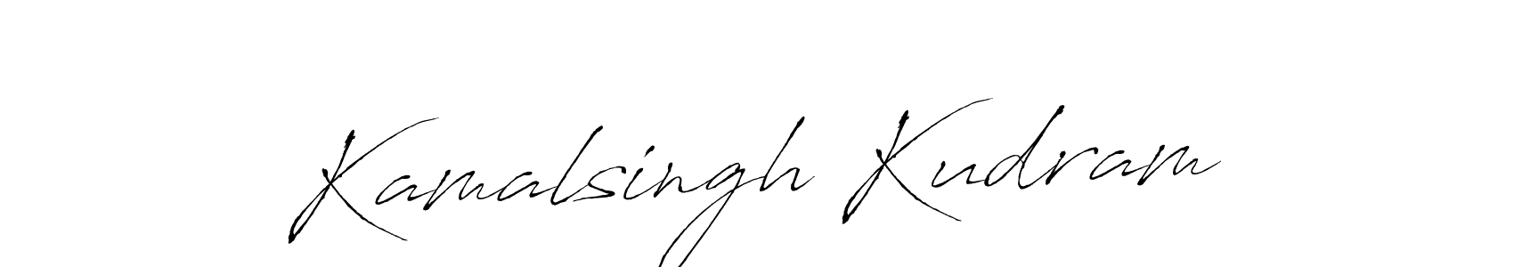 Kamalsingh Kudram stylish signature style. Best Handwritten Sign (Antro_Vectra) for my name. Handwritten Signature Collection Ideas for my name Kamalsingh Kudram. Kamalsingh Kudram signature style 6 images and pictures png