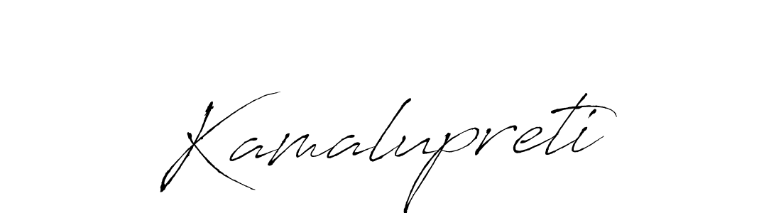 Also we have Kamalupreti name is the best signature style. Create professional handwritten signature collection using Antro_Vectra autograph style. Kamalupreti signature style 6 images and pictures png