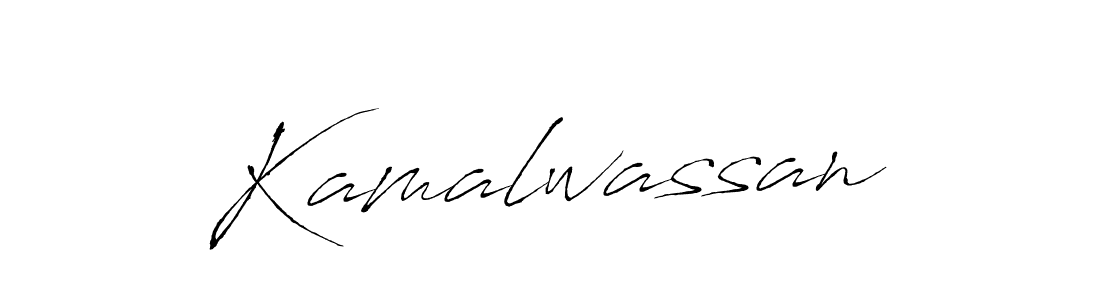 Design your own signature with our free online signature maker. With this signature software, you can create a handwritten (Antro_Vectra) signature for name Kamalwassan. Kamalwassan signature style 6 images and pictures png