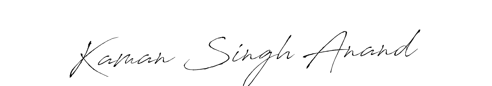 Use a signature maker to create a handwritten signature online. With this signature software, you can design (Antro_Vectra) your own signature for name Kaman Singh Anand. Kaman Singh Anand signature style 6 images and pictures png