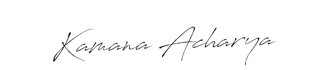 Make a beautiful signature design for name Kamana Acharya. Use this online signature maker to create a handwritten signature for free. Kamana Acharya signature style 6 images and pictures png
