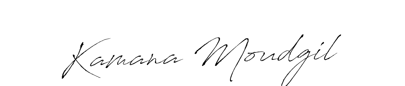 How to make Kamana Moudgil signature? Antro_Vectra is a professional autograph style. Create handwritten signature for Kamana Moudgil name. Kamana Moudgil signature style 6 images and pictures png