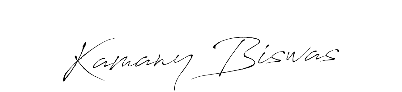 Similarly Antro_Vectra is the best handwritten signature design. Signature creator online .You can use it as an online autograph creator for name Kamany Biswas. Kamany Biswas signature style 6 images and pictures png