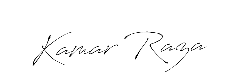 How to make Kamar Raza name signature. Use Antro_Vectra style for creating short signs online. This is the latest handwritten sign. Kamar Raza signature style 6 images and pictures png