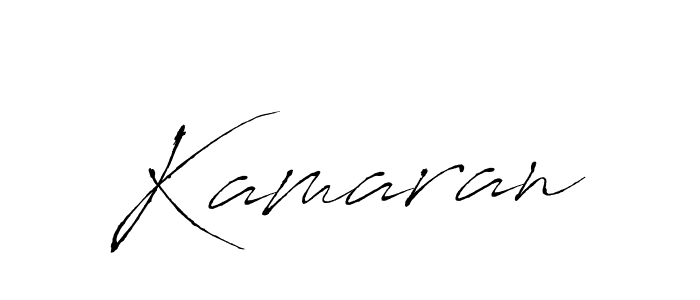 Make a beautiful signature design for name Kamaran. With this signature (Antro_Vectra) style, you can create a handwritten signature for free. Kamaran signature style 6 images and pictures png