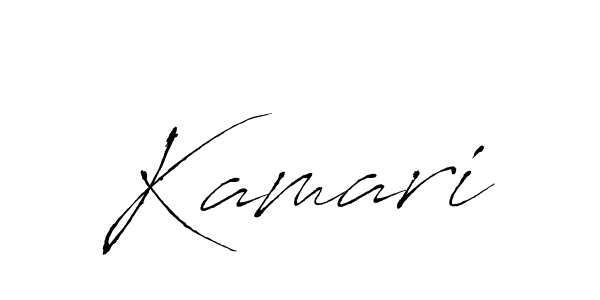 Create a beautiful signature design for name Kamari. With this signature (Antro_Vectra) fonts, you can make a handwritten signature for free. Kamari signature style 6 images and pictures png