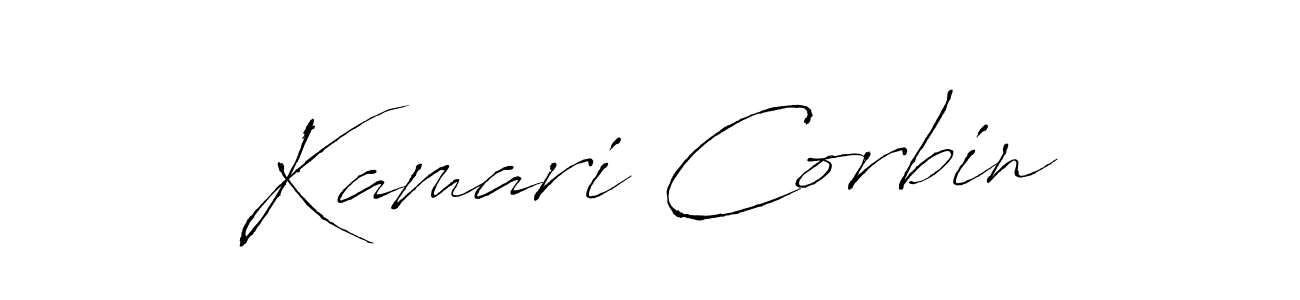 It looks lik you need a new signature style for name Kamari Corbin. Design unique handwritten (Antro_Vectra) signature with our free signature maker in just a few clicks. Kamari Corbin signature style 6 images and pictures png
