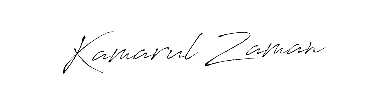 Kamarul Zaman stylish signature style. Best Handwritten Sign (Antro_Vectra) for my name. Handwritten Signature Collection Ideas for my name Kamarul Zaman. Kamarul Zaman signature style 6 images and pictures png