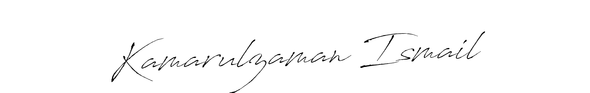 It looks lik you need a new signature style for name Kamarulzaman Ismail. Design unique handwritten (Antro_Vectra) signature with our free signature maker in just a few clicks. Kamarulzaman Ismail signature style 6 images and pictures png