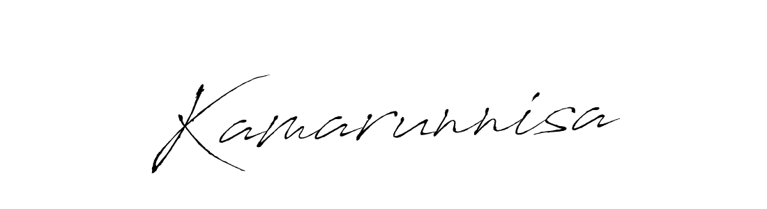 The best way (Antro_Vectra) to make a short signature is to pick only two or three words in your name. The name Kamarunnisa include a total of six letters. For converting this name. Kamarunnisa signature style 6 images and pictures png