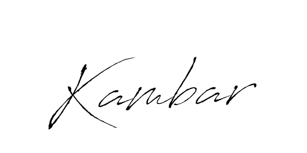 You should practise on your own different ways (Antro_Vectra) to write your name (Kambar) in signature. don't let someone else do it for you. Kambar signature style 6 images and pictures png