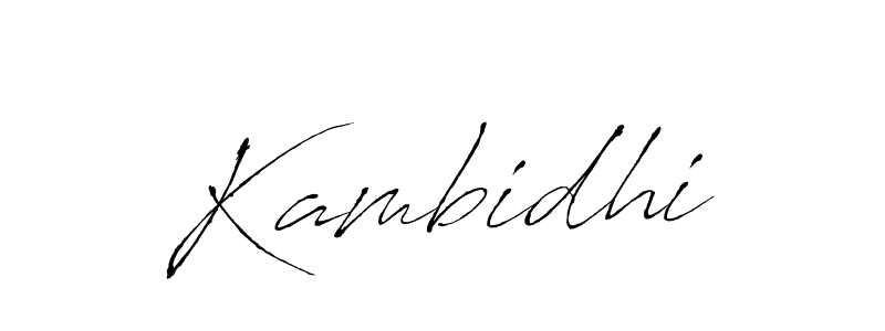 Antro_Vectra is a professional signature style that is perfect for those who want to add a touch of class to their signature. It is also a great choice for those who want to make their signature more unique. Get Kambidhi name to fancy signature for free. Kambidhi signature style 6 images and pictures png
