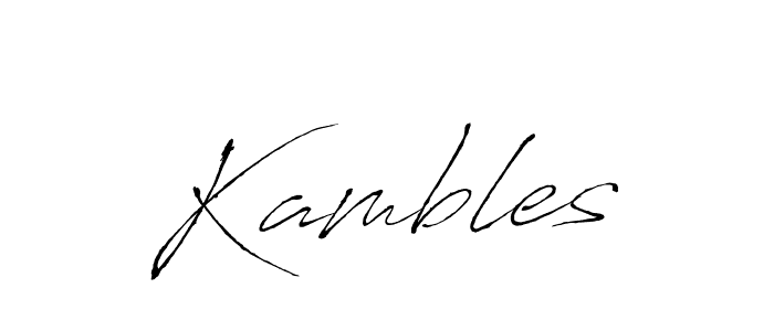 if you are searching for the best signature style for your name Kambles. so please give up your signature search. here we have designed multiple signature styles  using Antro_Vectra. Kambles signature style 6 images and pictures png