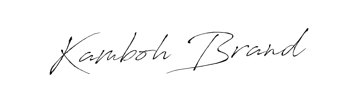 Make a beautiful signature design for name Kamboh Brand. Use this online signature maker to create a handwritten signature for free. Kamboh Brand signature style 6 images and pictures png