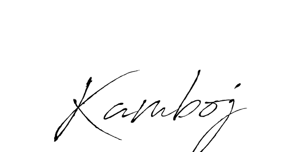You should practise on your own different ways (Antro_Vectra) to write your name (Kamboj) in signature. don't let someone else do it for you. Kamboj signature style 6 images and pictures png