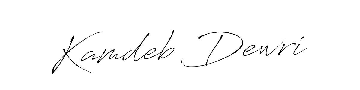 Create a beautiful signature design for name Kamdeb Dewri. With this signature (Antro_Vectra) fonts, you can make a handwritten signature for free. Kamdeb Dewri signature style 6 images and pictures png