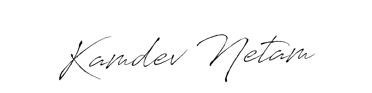 This is the best signature style for the Kamdev Netam name. Also you like these signature font (Antro_Vectra). Mix name signature. Kamdev Netam signature style 6 images and pictures png