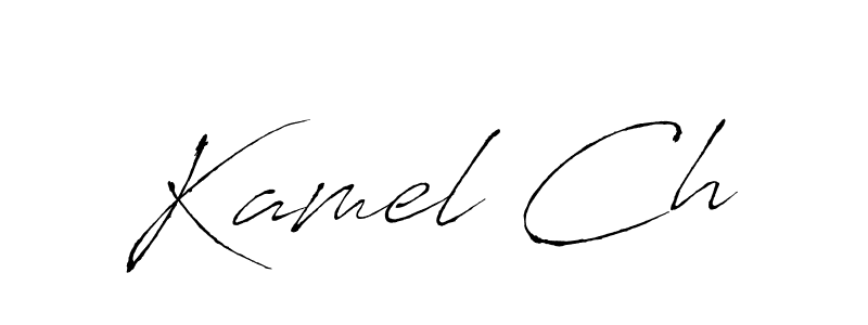 if you are searching for the best signature style for your name Kamel Ch. so please give up your signature search. here we have designed multiple signature styles  using Antro_Vectra. Kamel Ch signature style 6 images and pictures png