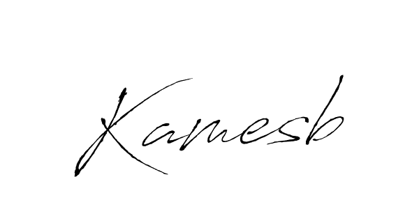 Also we have Kamesb name is the best signature style. Create professional handwritten signature collection using Antro_Vectra autograph style. Kamesb signature style 6 images and pictures png