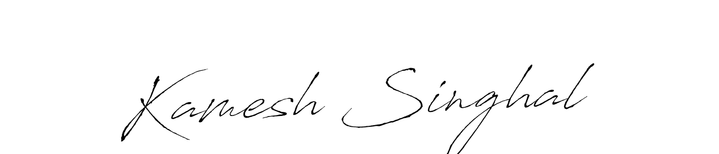 Make a beautiful signature design for name Kamesh Singhal. Use this online signature maker to create a handwritten signature for free. Kamesh Singhal signature style 6 images and pictures png