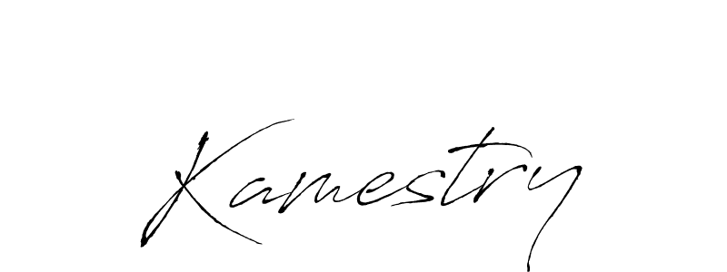 Use a signature maker to create a handwritten signature online. With this signature software, you can design (Antro_Vectra) your own signature for name Kamestry. Kamestry signature style 6 images and pictures png