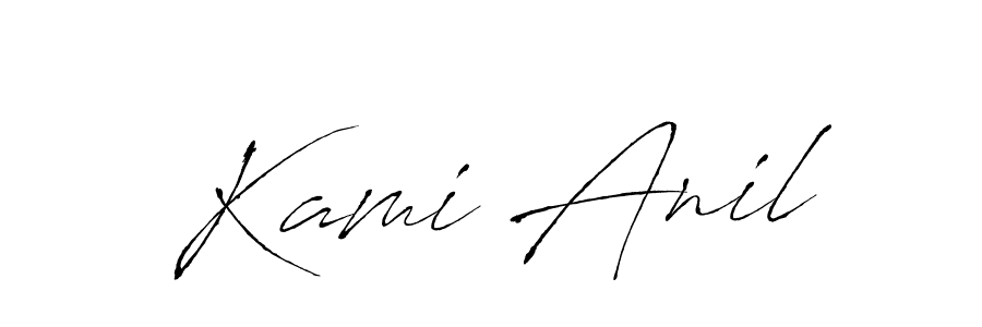 Make a beautiful signature design for name Kami Anil. Use this online signature maker to create a handwritten signature for free. Kami Anil signature style 6 images and pictures png